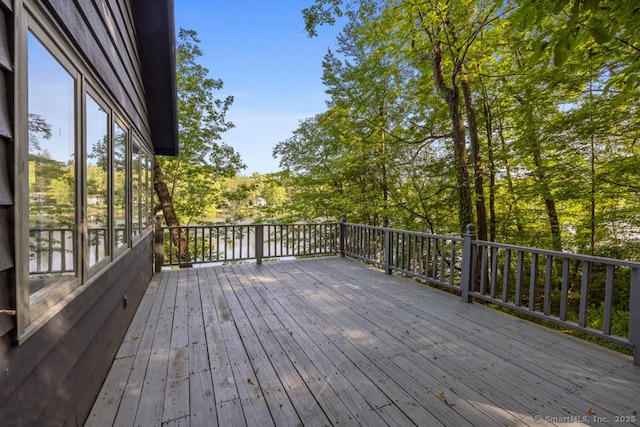 159 Mountain Rd, Ridgefield, CT 06877 - view of wooden deck