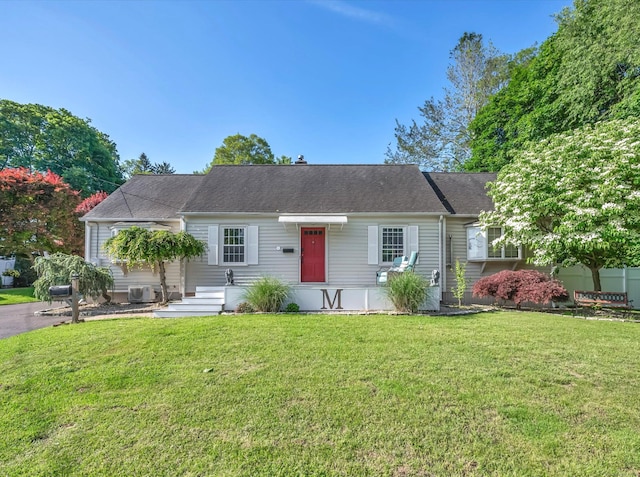 6 Victoria Rd, Portland, CT 06480 - view of front of home featuring a front lawn and roof with shingles