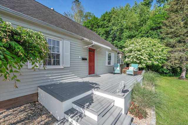 6 Victoria Rd, Portland, CT 06480 - deck featuring a yard