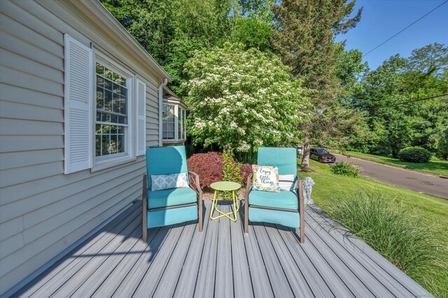 6 Victoria Rd, Portland, CT 06480 - view of wooden deck
