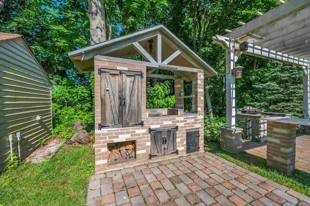 6 Victoria Rd, Portland, CT 06480 - view of patio with a pergola
