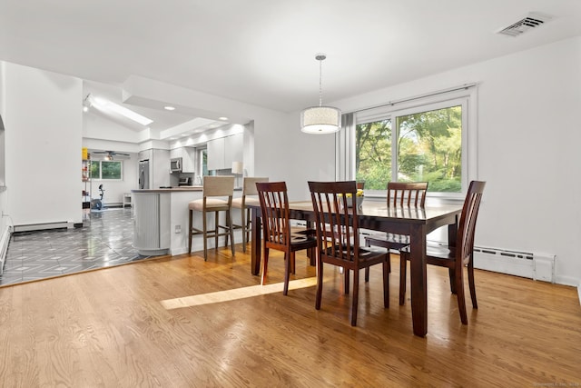 7 Lorma Ave, Trumbull, CT 06611 - dining space featuring dark wood-style floors, baseboards, and recessed lighting