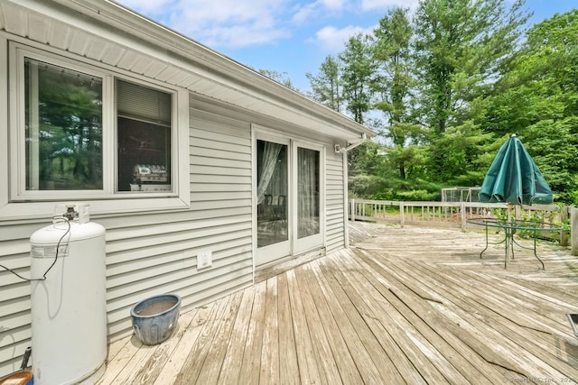18 Robbie Rd, East Haddam, CT 06469 - view of wooden terrace