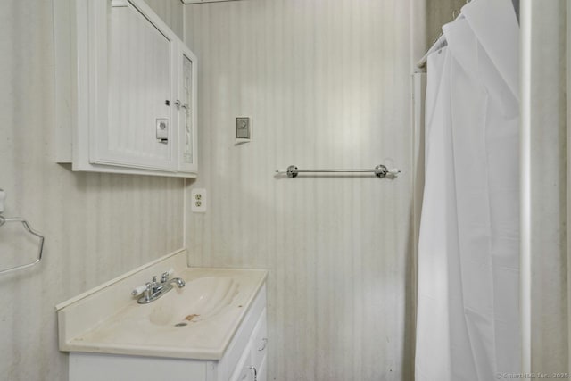 18 Robbie Rd, East Haddam, CT 06469 - full bathroom with vanity and a shower with curtain