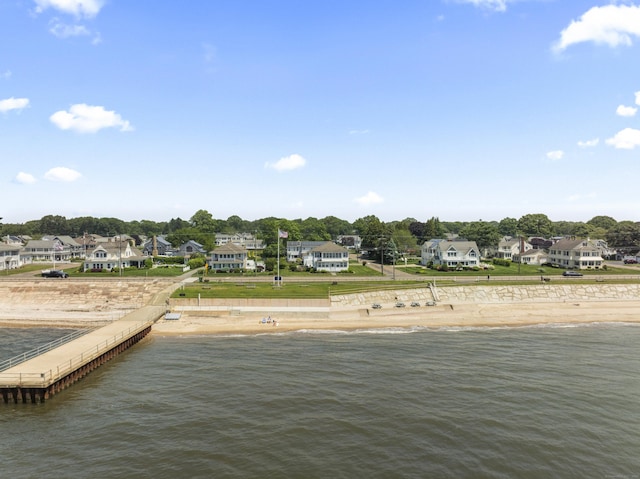 5 Oakwood Rd, Old Saybrook, CT 06475 - dock area featuring a residential view and a water view