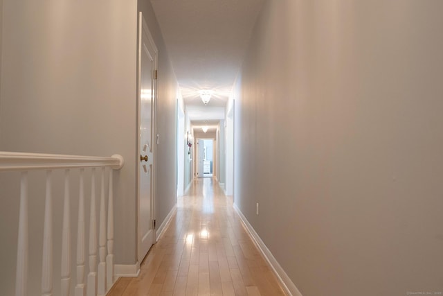 70R Tri Mountain Rd, Durham, CT 06422 - corridor with light wood finished floors and baseboards