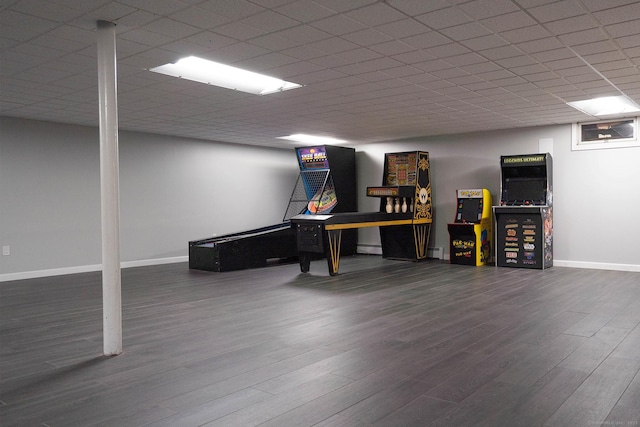 70R Tri Mountain Rd, Durham, CT 06422 - finished below grade area with wood finished floors and baseboards