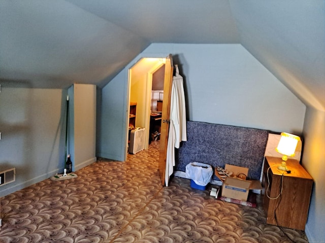 746 Hillside Ave, Hartford, CT 06106 - bonus room with lofted ceiling, carpet flooring, and baseboards