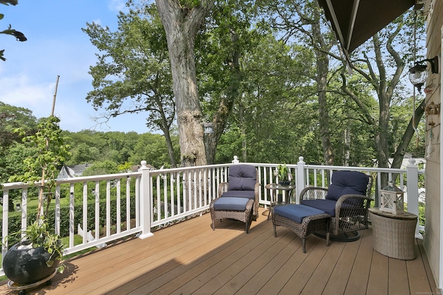 42 Woodledge Rd, Stamford, CT 06907 - view of wooden deck