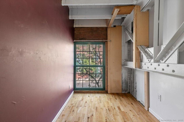 1 Front St Unit 204, New Haven, CT 06513 - empty room with wood finished floors and baseboards