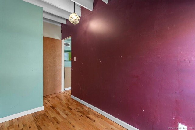 1 Front St Unit 204, New Haven, CT 06513 - hall with wood finished floors and baseboards