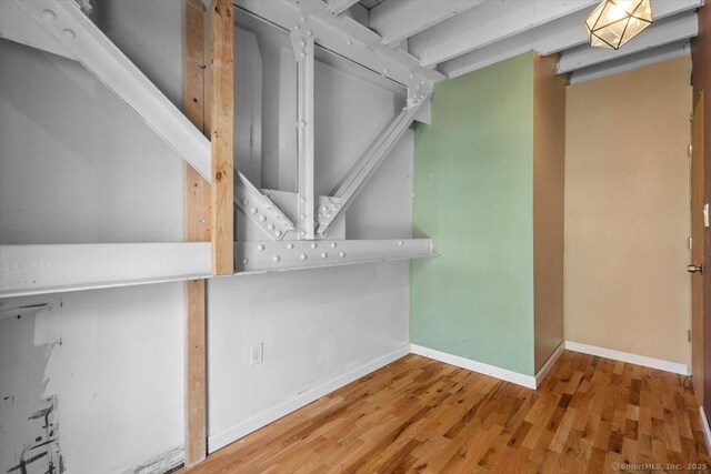 1 Front St Unit 204, New Haven, CT 06513 - detailed view of wood finished floors and baseboards