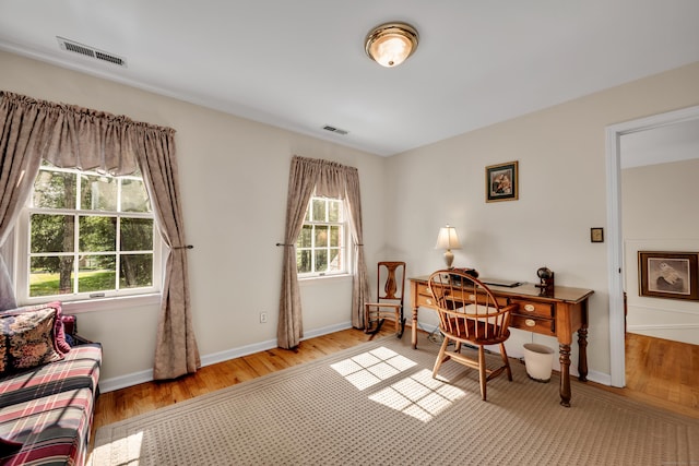 87 Falcon Crest Rd, Middlebury, CT 06762 - office area with light wood-style flooring