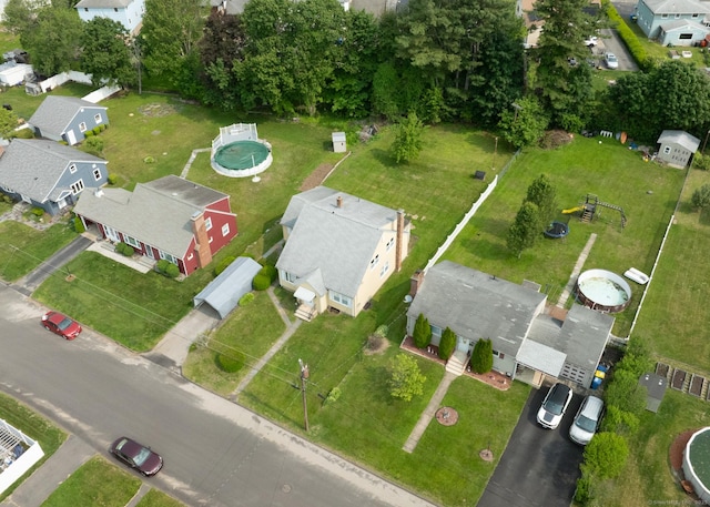24 Goff St, Waterbury, CT 06704 - aerial view of property's location with nearby suburban area