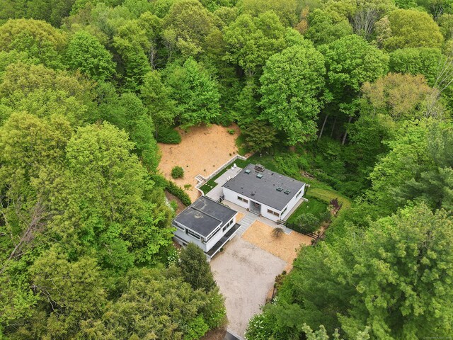 99 High Ridge Rd, Pound Ridge, NY 10576 - view of subject property with a forest