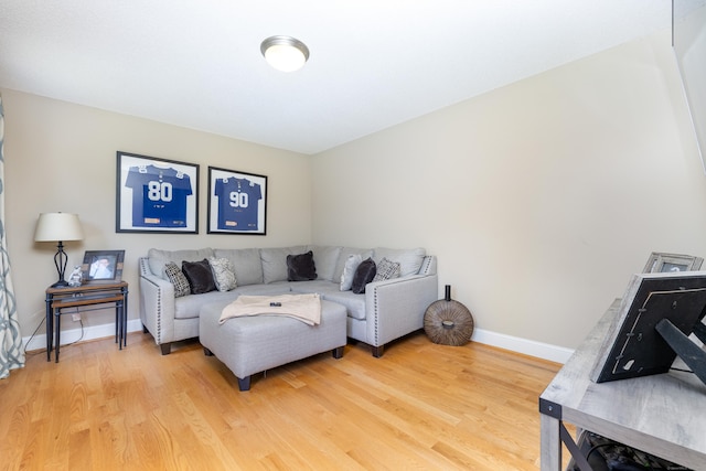 1382 Cedar Swamp Rd, Coventry, CT 06238 - living room with baseboards and light wood finished floors
