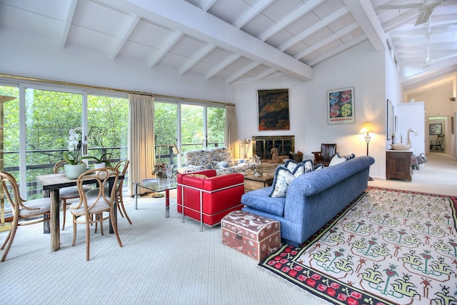 62 Wells Hill Rd, Weston, CT 06883 - living room with a glass covered fireplace and carpet