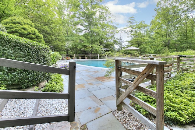 62 Wells Hill Rd, Weston, CT 06883 - view of swimming pool with a patio