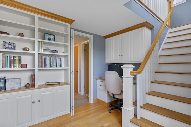 290 Neck Rd, Madison, CT 06443 - home office with light wood finished floors and baseboards