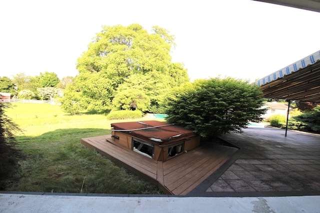 11 Pheasant Ridge Rd, Newtown, CT 06470 - wooden terrace featuring a covered hot tub