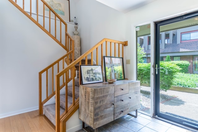 30 Montoya Dr Unit 30, Branford, CT 06405 - stairs featuring wood finished floors and baseboards