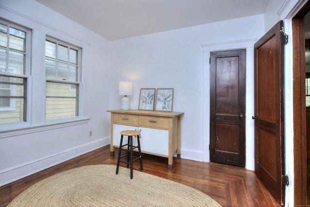 100 Union Ave, West Haven, CT 06516 - office with baseboards and dark wood-type flooring