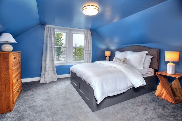 100 Union Ave, West Haven, CT 06516 - carpeted bedroom featuring lofted ceiling and baseboards