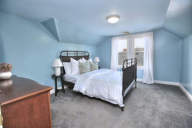 100 Union Ave, West Haven, CT 06516 - carpeted bedroom with lofted ceiling and baseboards