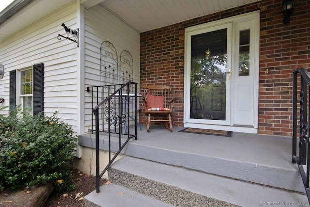 2 Tamshell Dr, Kent, CT 06757 - doorway to property with a porch and brick siding