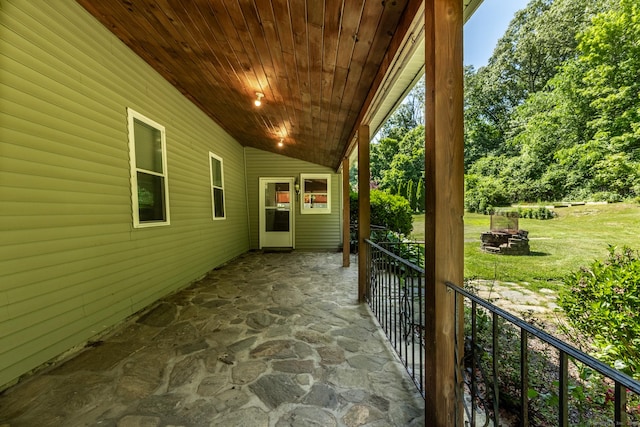 23 Ross Rd, Preston, CT 06365 - view of patio / terrace
