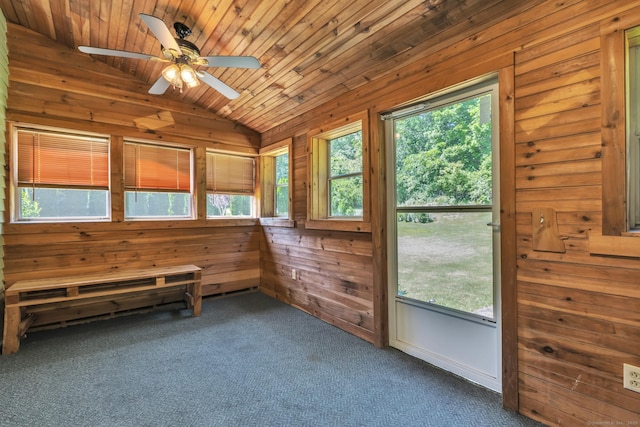 23 Ross Rd, Preston, CT 06365 - unfurnished sunroom featuring vaulted ceiling