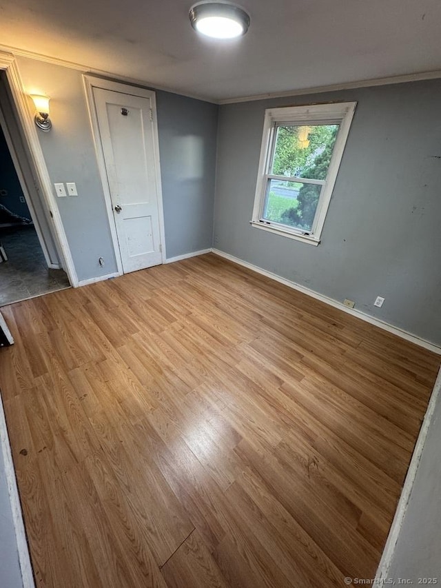 1 Stoughton Rd, Southington, CT 06489 - empty room with light wood-type flooring and baseboards