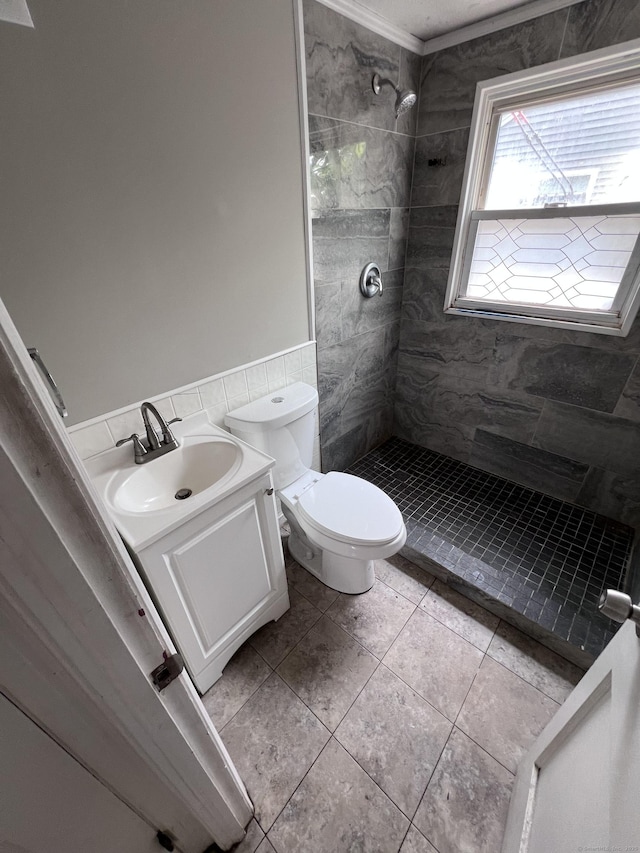 1 Stoughton Rd, Southington, CT 06489 - full bath with a shower stall, toilet, vanity, and tile patterned flooring