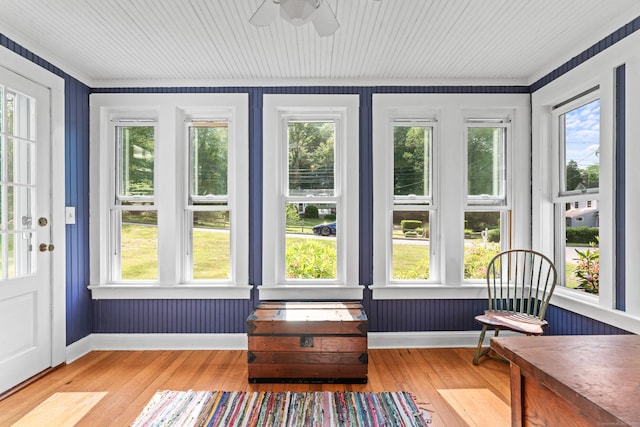 5 Maple Corners Rd, Ledyard, CT 06335 - sunroom featuring healthy amount of natural light, wood-type flooring, baseboards, french doors, and crown molding