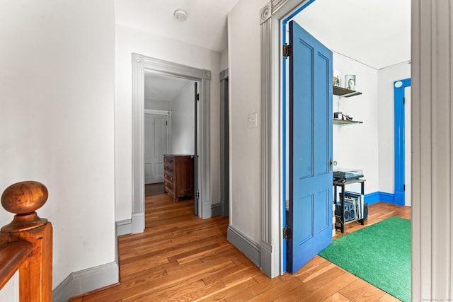 5 Maple Corners Rd, Ledyard, CT 06335 - corridor featuring light wood-style floors and baseboards
