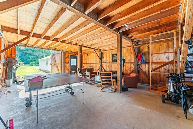 5 Maple Corners Rd, Ledyard, CT 06335 - miscellaneous room featuring unfinished concrete floors