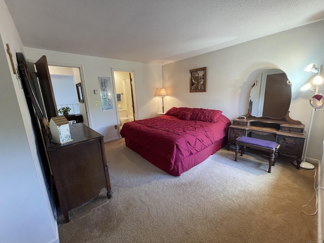268 Hartford Tpke Apt A2, Tolland, CT 06084 - carpeted bedroom featuring ensuite bathroom and a textured ceiling