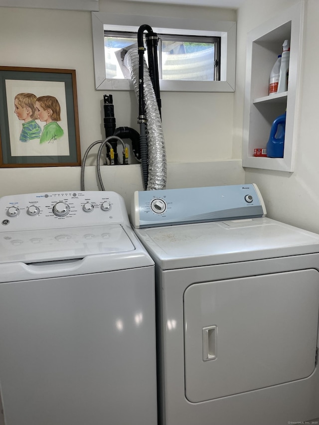 268 Hartford Tpke Apt A2, Tolland, CT 06084 - washroom with washer and clothes dryer and healthy amount of natural light