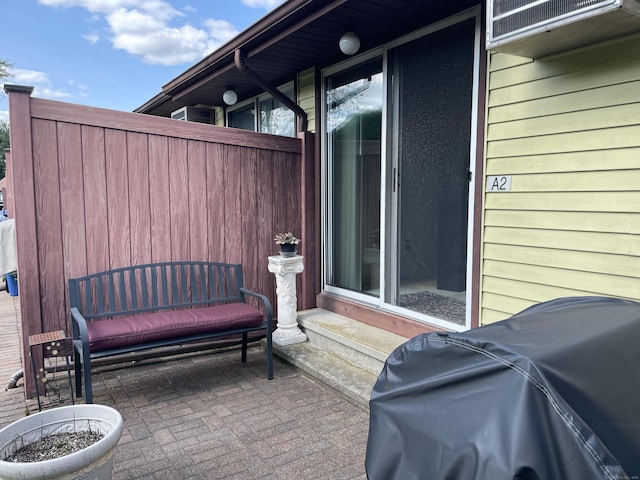 268 Hartford Tpke Apt A2, Tolland, CT 06084 - view of patio with entry steps and grilling area