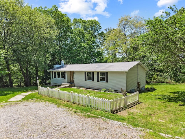 157 Mile Creek Rd, Old Lyme, CT 06371 - ranch-style house featuring a chimney