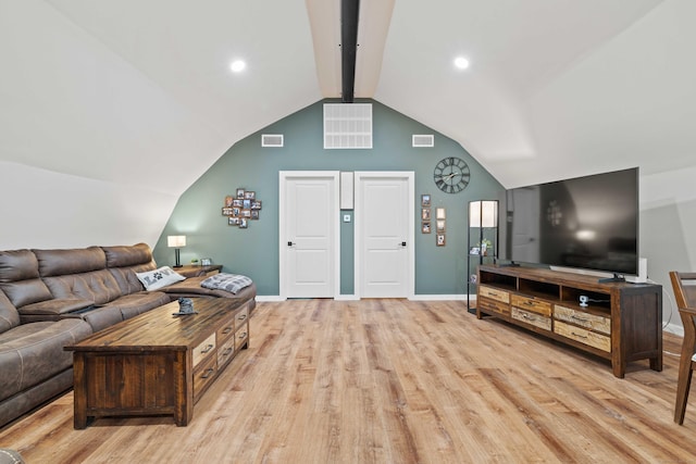 157 Mile Creek Rd, Old Lyme, CT 06371 - living area featuring light wood-style flooring and recessed lighting