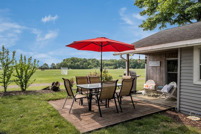 45 E St, Madison, CT 06443 - view of patio / terrace featuring outdoor dining space and grilling area