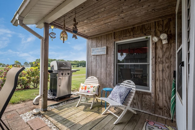 45 E St, Madison, CT 06443 - wooden terrace featuring a grill