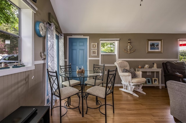 45 E St, Madison, CT 06443 - dining area with a wainscoted wall, wood finished floors, and healthy amount of natural light