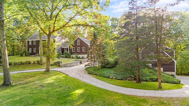 3 Dan Beard Ln, Redding, CT 06896 - view of community featuring driveway and a yard