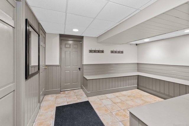 3 Dan Beard Ln, Redding, CT 06896 - view of home's community with wainscoting, recessed lighting, and a drop ceiling