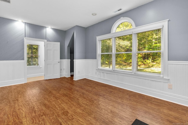 3 Dan Beard Ln, Redding, CT 06896 - unfurnished room featuring a wainscoted wall and wood finished floors