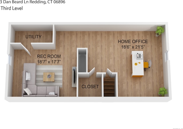 3 Dan Beard Ln, Redding, CT 06896 - room layout