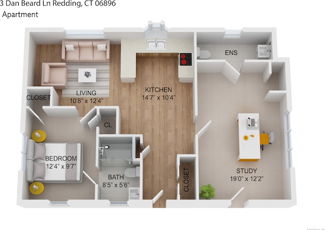 3 Dan Beard Ln, Redding, CT 06896 - property floor plan