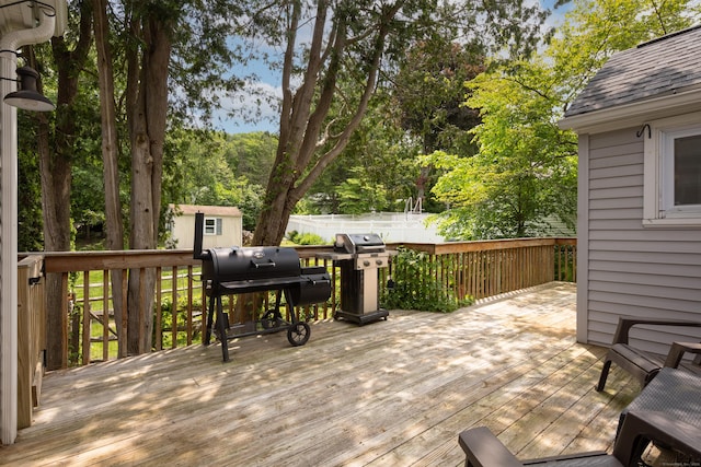 1 Yale Ave, Middlebury, CT 06762 - deck featuring area for grilling